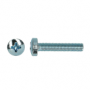 1/4-20 x 2 Phillips Drive Pan Head Zinc Finish Steel Machine Screw (100)