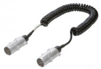 24V LIGHTING SPIRAL CABLE 7 PLUGS ALUMINUM (1PC)