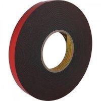 3M PT1100 DUBBELZIJDIGE TAPE ZWART 19MM X 20MTR (1ST)