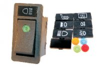 4-PINS ILLUMINATED ON/OFF ROCKER SWITCH (1PC)