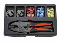 53PCE NYLON INSUL FLAG TERMINAL & TOOL KIT (1PC)