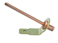 AARDINGSNAGEL MET KABELSCHOEN EENPOLIG MALE 6,3X0,8 4,0X7MM (250)