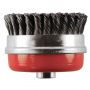 ABRACS 120MM X M14 T/NOEUD BROSSE METALLIQUE (1PC)