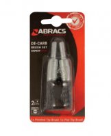 ABRACS ENSEMBLE DE 2 BROSSES FIL DE-CARB (1PC)