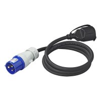 ADAPTER CABLE 150CM 3X2,5MM² FROM CEE PLUG TO SCHUKO PLUG BOX (1PC)