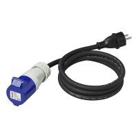 adapter cable 150cm 3x25mm from schuko plug to cee 1pc adapter cable 150cm 3x25mm from schuko plug to cee 1pc