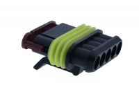 AMP SUPERSEAL (# 1,5) 5-PIN FEMALE AMP SUPERSEAL (# 1,5) 5-PIN FEMALE