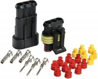 AMP SUPERSEAL SET (#1.5) 4-PIN (SET) (1PC) AMP SUPERSEAL SET (#1.5) 4-PIN (SET) (1PC)