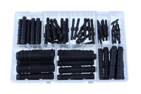 ASSORTMENT HOSE CONNECTORS BLACK 70-PIECE (1PC)