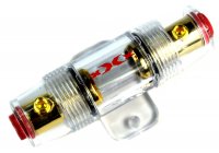 AUDIO GLASS FUSE HOLDER GOLD-PLATED 24KT (1PC)