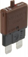 AUTOMATIC FUSE UP TO 32V H = 34MM ATO DARK BROWN 7.5AMP (1PC)
