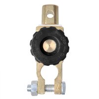 BATTERY TERMINAL CLAMP (-) 17,5MM WITH DISCONNECT SWITCH (1PC)