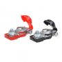 BATTERY TERMINAL CLAMP SET (WITH) & (-) WITH PLASTIC PROTECTION RED/BLACK (1PC)
