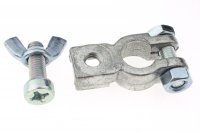 BATTERY TERMINAL I-TYPE + WING NUT M8 NEGATIVE (1 PC) BATTERY TERMINAL I-TYPE + WING NUT M8 NEGATIVE (1 PC)