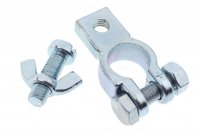 BATTERY TERMINAL I-TYPE + WING NUT M8 POSITIVE (1 PC) BATTERY TERMINAL I-TYPE + WING NUT M8 POSITIVE (1 PC)