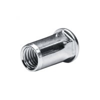 BLIND RIVET NUTS FLAT HEAD SEMI-HEXAGONAL SHANK STAINLESS A2 M10 (1,0-4,0) (250)