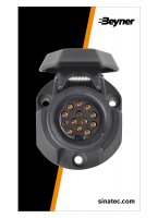 BOÎTIER À PRISES 12V 13 POLIG PVC TYPE JAEGER (1PC) BOÎTIER À PRISES 12V 13 POLIG PVC TYPE JAEGER (1PC)