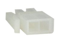 BOITIER MOLEX BLANC 2 BROCHES (VRAC) (1PC)