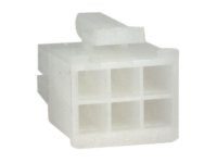 BOITIER MOLEX BLANC 6 BROCHES (VRAC) (1PC) BOITIER MOLEX BLANC 6 BROCHES (VRAC) (1PC)