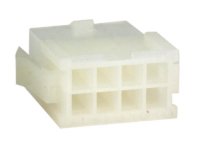 BOITIER MOLEX BLANC 8 BROCHES (VRAC) (1PC) BOITIER MOLEX BLANC 8 BROCHES (VRAC) (1PC)