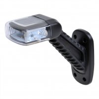 BREEDTELICHT ROOD/WIT/ORANJE 100MM 5LED SCHUIN LINKS (1ST)