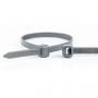BUNDELBAND GRIJS 7,6X370 (100ST)