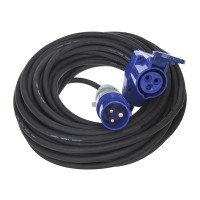 CÂBLE D‘EXTENSION CEE 25M AVEC PRISE COUDÉE CEE + PRISE SCHUKO 3X2,5MM² (1PC) CÂBLE D‘EXTENSION CEE 25M AVEC PRISE COUDÉE CEE + PRISE SCHUKO 3X2,5MM² (1PC)