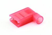 NYLON INSULATED FEMALE FLAG DISCONNECTOR 0.5-1.5MM² RED (100PCS)