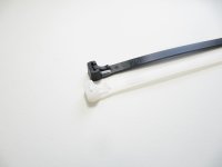 CABLE TIE RESEALABLE BLACK 4.8X200 (100PCS)