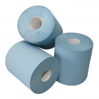CENTERFEED 1-LAYER RECYCLED BLUE 20X300 MIDI ROLL (6PCS) CENTERFEED 1-LAYER RECYCLED BLUE 20X300 MIDI ROLL (6PCS)