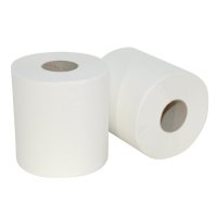 CENTERFEED 2-LAYER CELLULOSE WHITE 20X160 MIDI ROLL (6PCS)