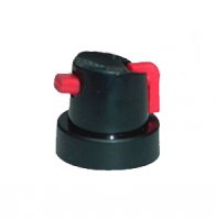 COLORMATIC VARIABEL SPROEIKOP ZWART-ROOD (1PC)