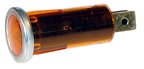 CONTROL LIGHT AMBER CHROME EDGE (1PC)