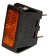 CONTROL LIGHT ORANGE RECTANGULAR INDICATOR LIGHT ILLUMINATED (1PC)