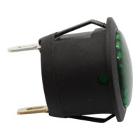 CONTROLE LICHT 20MM ROND LED GROEN 12V (1ST)