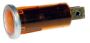 CONTROLE LICHT AMBER/ORANJE CHROOM RAND 12V (1ST)