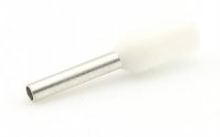 CORD END TERMINAL INSULATED DIN L=10 0,5MM2 WHITE (500)