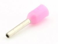 CORD END TERMINAL INSULATED DIN L=6 0,34MM2 PINK (500)
