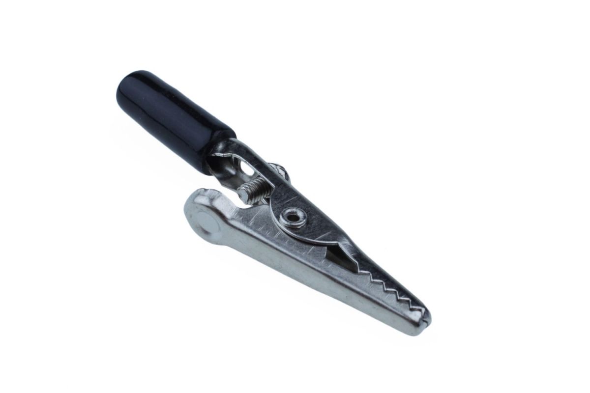 crocodile clip black 5amp 4mm2 1pc crocodile clip black 5amp 4mm2 1pc