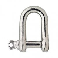 D-SLUITING RVS A4 KORT 4MM (50)