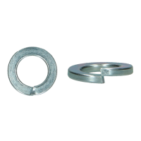 D127B SPRING WASHER DOT DIPPED GALVANIZED M42 (25)