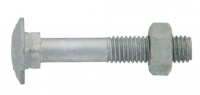 D603/555 4.6 CARRIAGE BOLT WITH NUT HOT DIPPED GALVANIZED M8X70 (100)