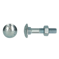 D603/555 4.8 CARRIAGE BOLT ZP M6X12 (200)