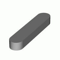 D6885A PARALLEL KEYS DEEP PATTERN 2X2X14MM (50)