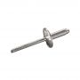 D7337A BLIND RIVET LARGE HEAD AL/ST 4,0X10MM D=12 (500)