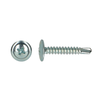 D7504 VIS AUTOPERCEUSE À TÊTE CYLINDRIQUE ZINGUÉ BLANC PH 4,2X25MM (1000)