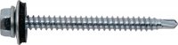 D7504K DRILLING SCREW WITH 16MM EPDM WASHER ZINC PLATED CR3 6,3X19MM (500)