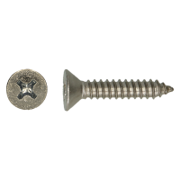 D7982CH STAINLESS A4 CROSS RECESSED COUNTERSUNK HEAD TAPPING SCREWS 2,9X9,5 (1000)