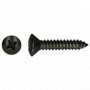 D7983CH RAISED CSK HEAD SELF TAPPING SCREW BLACK ZINC PLATED PH ST2,9X13MM (200)