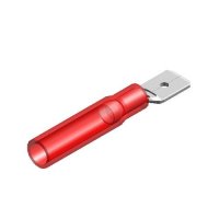 DÉCONNECTEURS MÂLES ISOLÉS THERMORÉTRACTABLES ROUGE 4,8X0,8 (5PC)